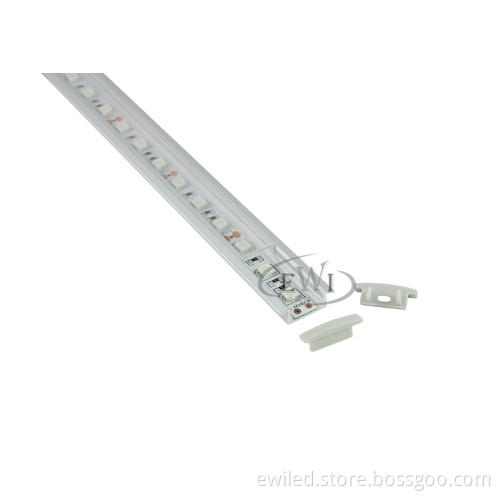 led aluminum profile with flange for flooring